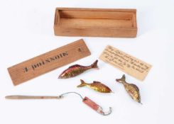 An 19th century magnetic game ‘3 poissons’,