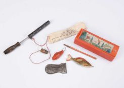 A late 19th century Issmayer magnetic fishing game,