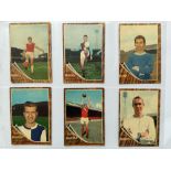A&BC GUM 1963/64 FOOTBALLERS TRADE CARDS, 1-48, 49-110, FULL SETS.