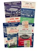 1963 MANCHESTER UNITED FA CUP FINAL FOOTBALL TICKET STUB & SONG SHEET, VERSUS LEICESTER CITY,