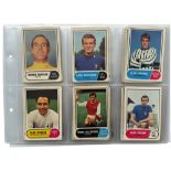 A&BC GUM 1969 SCOTTISH FOOTBALLERS TRADE CARDS, 1-42, FULL SET, BLUE BACK.