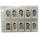 BARRATT & CO FAMOUS FOOTBALLERS TRADE CARDS, A4, FULL SET OF 50 CARDS, DUNCAN EDWARDS OF