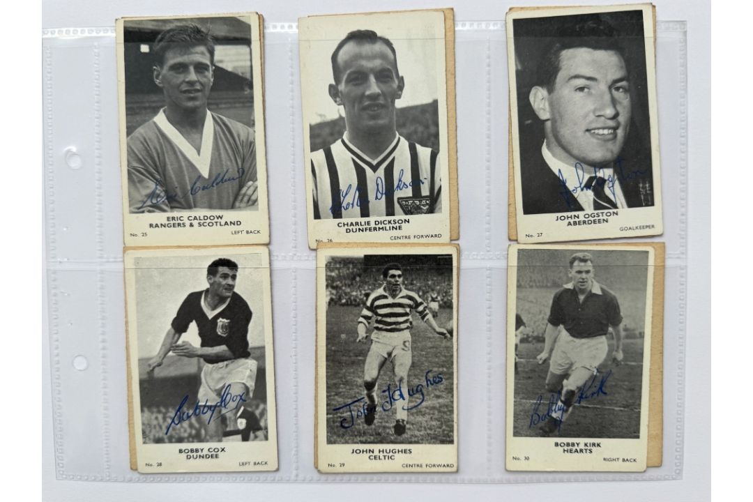 A&BC GUM 1962/63 SCOTTISH FOOTBALL TRADE CARDS, 42/44 CARDS, LACKING NOs 42 & 44, RARE SET. - Image 5 of 8