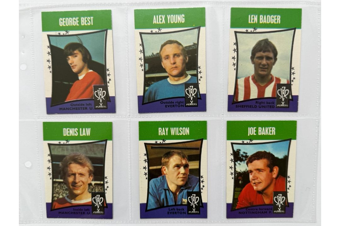 1967 A&BC STAR PLAYERS FOOTBALL TRADE CARDS, FULL SET OF 55 CARDS, GEORGE BEST (MANCHESTER UNITED). - Image 1 of 4