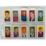 BARRATT & CO FAMOUS FOOTBALLERS TRADE CARDS, A11, FULL SET OF 50 CARDS, GREAVES, LAW, MOORE.