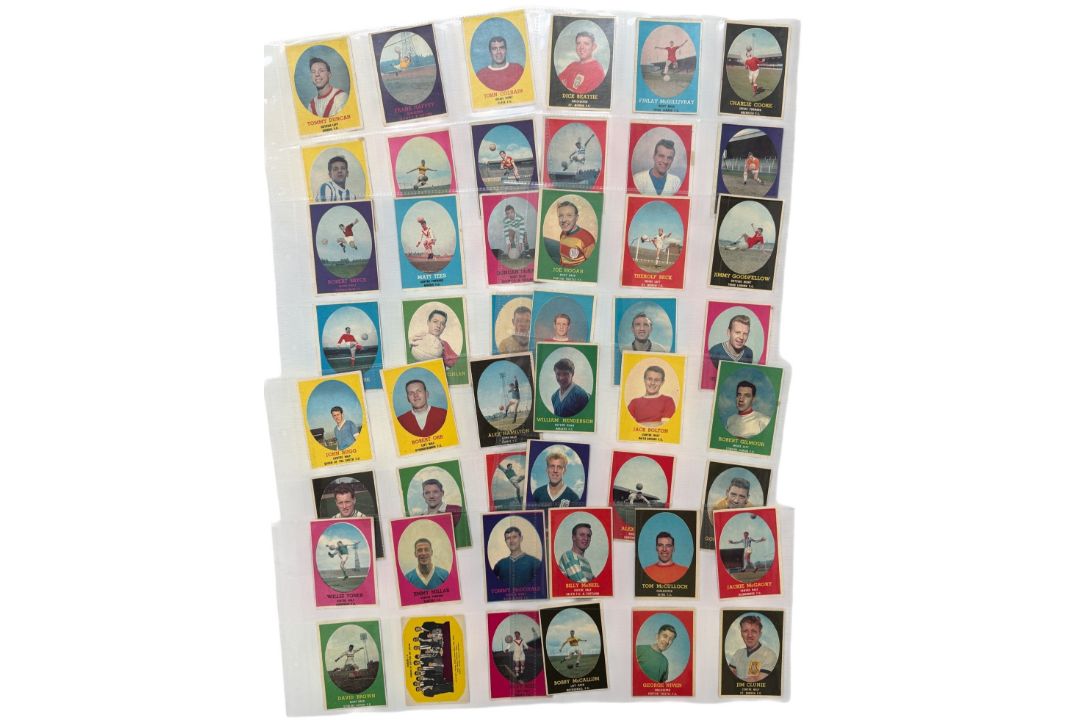 1963 A&BC GUM SCOTTISH FOOTBALL TRADE CARDS, MAKE-A-PHOTO, GREENBACK, FULL SET OF 81 CARDS. - Image 3 of 6