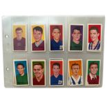 BARRATT & CO FAMOUS FOOTBALLERS TRADE CARDS, A9, FULL SET OF 50 CARDS.