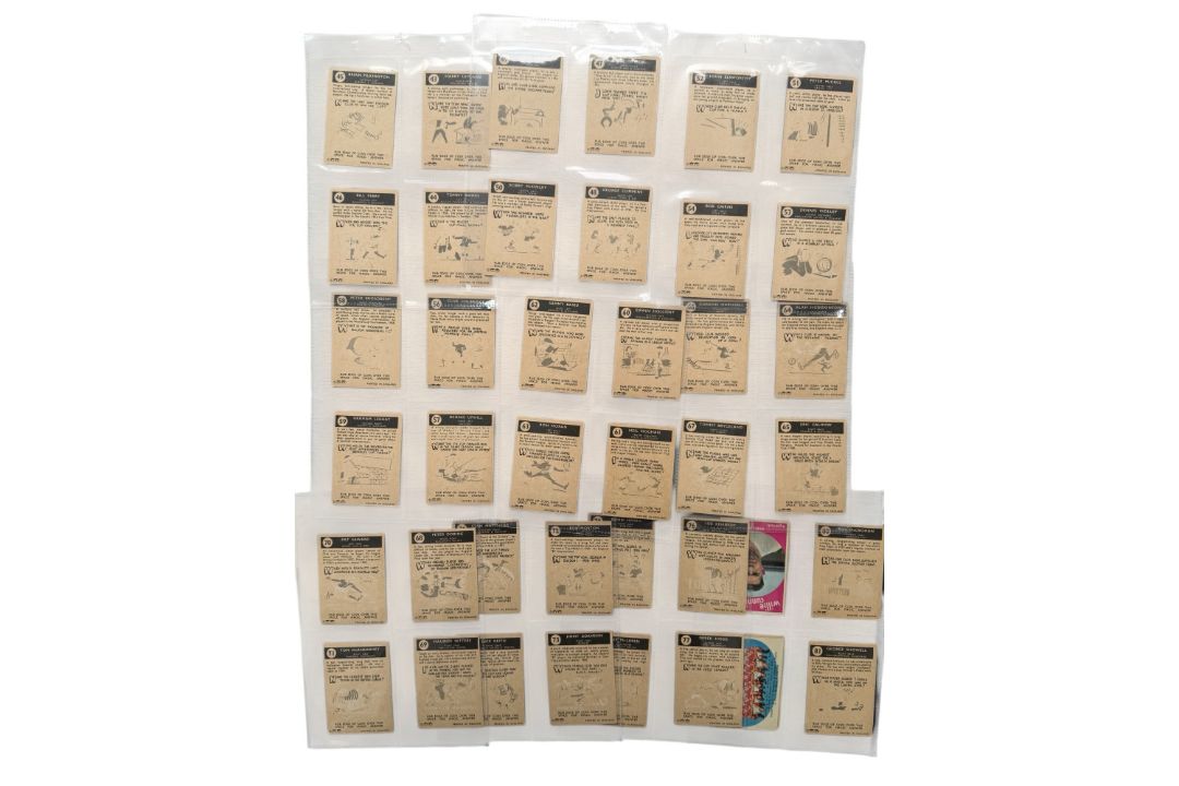 1960 A&BC GUM FOOTBALL TRADE CARDS, 1-42, 43-83, FULL SETS. - Image 6 of 6