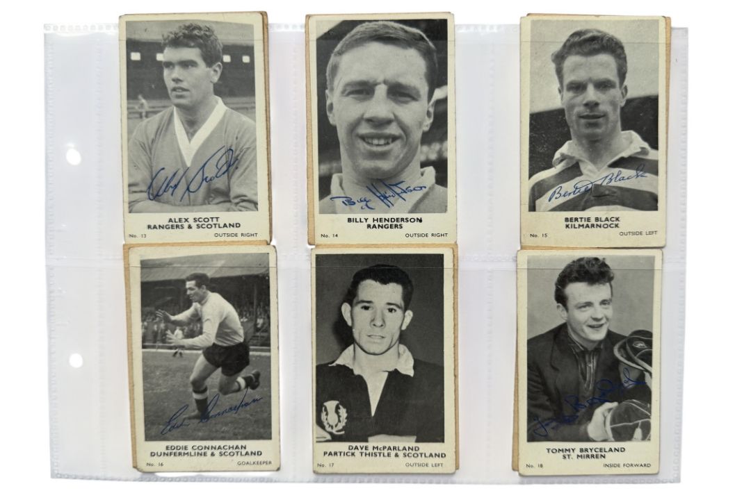 A&BC GUM 1962/63 SCOTTISH FOOTBALL TRADE CARDS, 42/44 CARDS, LACKING NOs 42 & 44, RARE SET. - Image 3 of 8