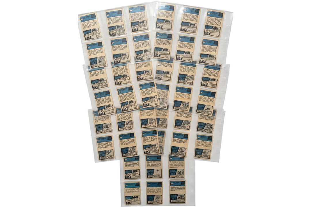 A&BC GUM 1969 SCOTTISH FOOTBALLERS TRADE CARDS, 1-42, FULL SET, BLUE BACK. - Image 4 of 4