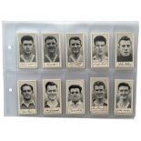 BARRATT & CO FAMOUS FOOTBALLERS TRADE CARDS, A7, FULL SET OF 60 CARDS, CLOUGH, CHARLES, GREAVES,