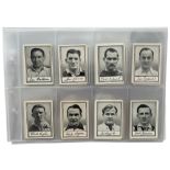 BARRATT & CO FAMOUS FOOTBALLERS TRADE CARDS, A1, FULL SET OF 50 CARDS, FINNEY, WRIGHT, ETC.