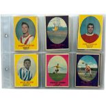 1963 A&BC GUM SCOTTISH FOOTBALL TRADE CARDS, MAKE-A-PHOTO, GREENBACK, FULL SET OF 81 CARDS.