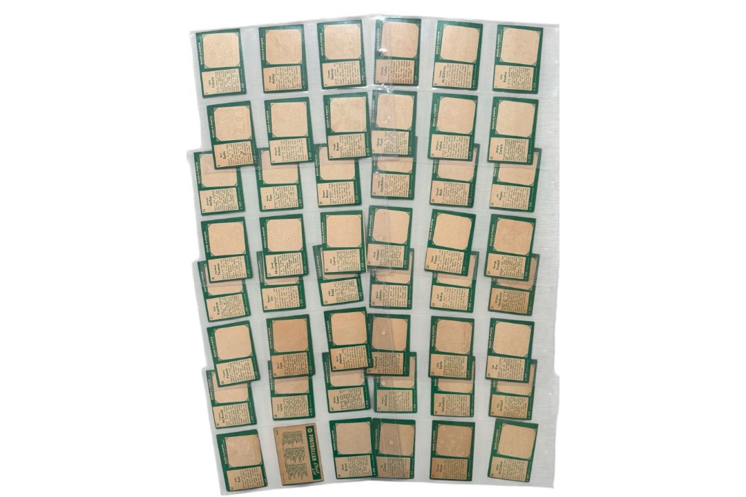1963 A&BC GUM SCOTTISH FOOTBALL TRADE CARDS, MAKE-A-PHOTO, GREENBACK, FULL SET OF 81 CARDS. - Image 4 of 6