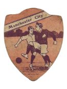 BAINES FOOTBALL TRADE CARD, MANCHESTER CITY.