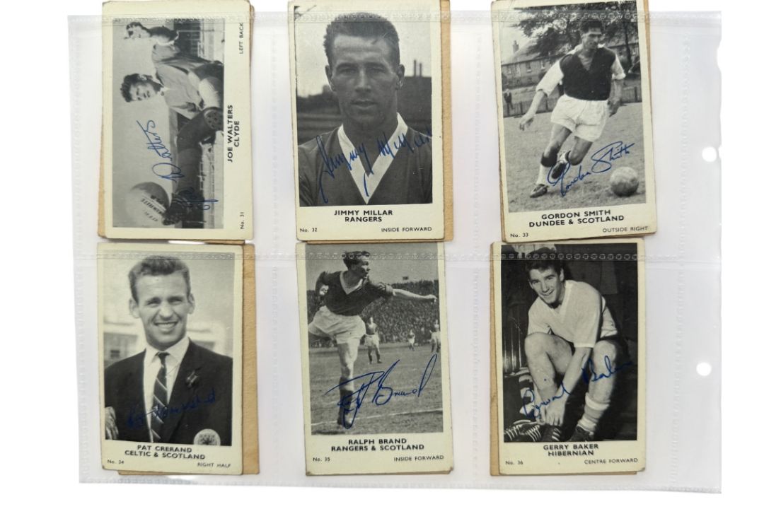 A&BC GUM 1962/63 SCOTTISH FOOTBALL TRADE CARDS, 42/44 CARDS, LACKING NOs 42 & 44, RARE SET. - Image 6 of 8