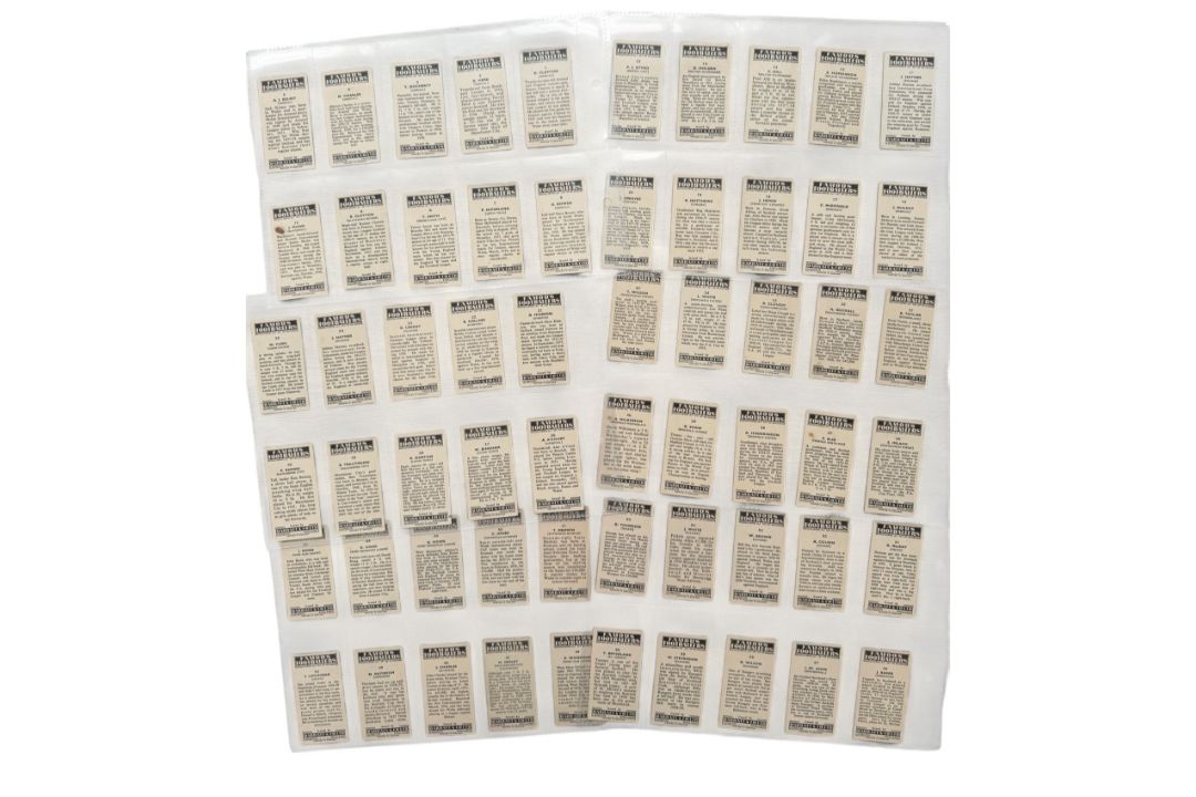 BARRATT & CO FAMOUS FOOTBALLERS TRADE CARDS, A7, FULL SET OF 60 CARDS, CLOUGH, CHARLES, GREAVES, - Image 6 of 6
