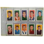 BARRATT & CO FAMOUS FOOTBALLERS TRADE CARDS, A10, FULL SET OF 50 CARDS.