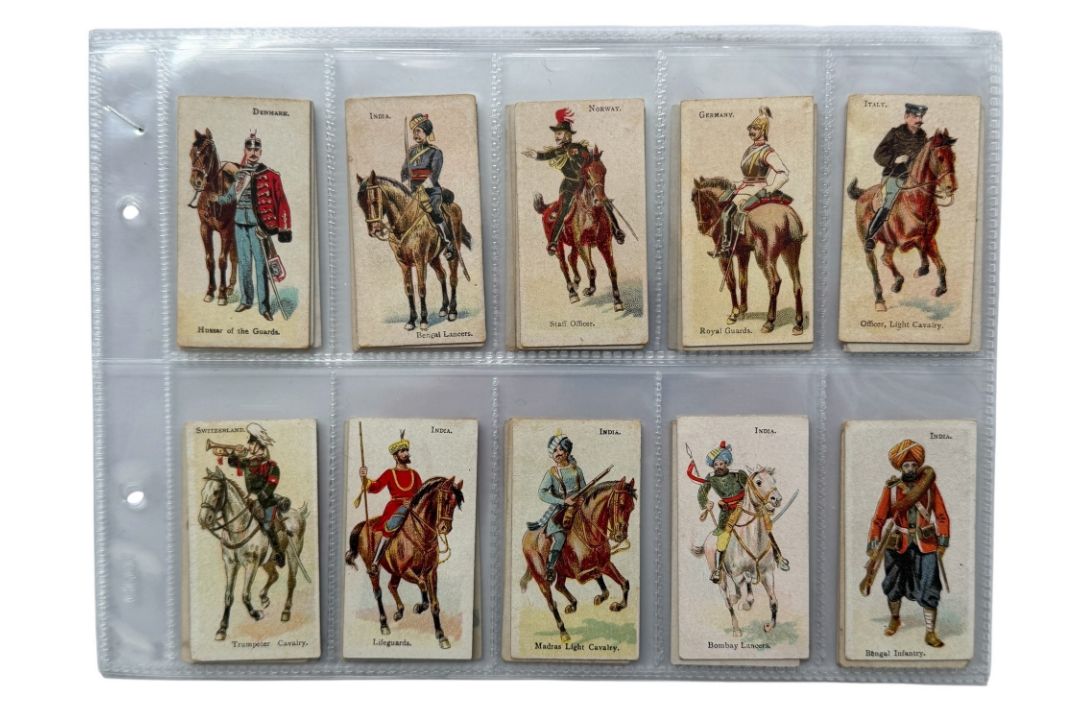 WILLS CIGARETTE CARDS, SOLDIERS, SET OF 50 CARDS. - Image 1 of 3
