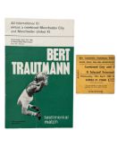 1964 COMBINED MANCHESTER UNITED & CITY XI VERSUS INTERNATIONAL XI FOOTBALL PROGRAMME & TICKET