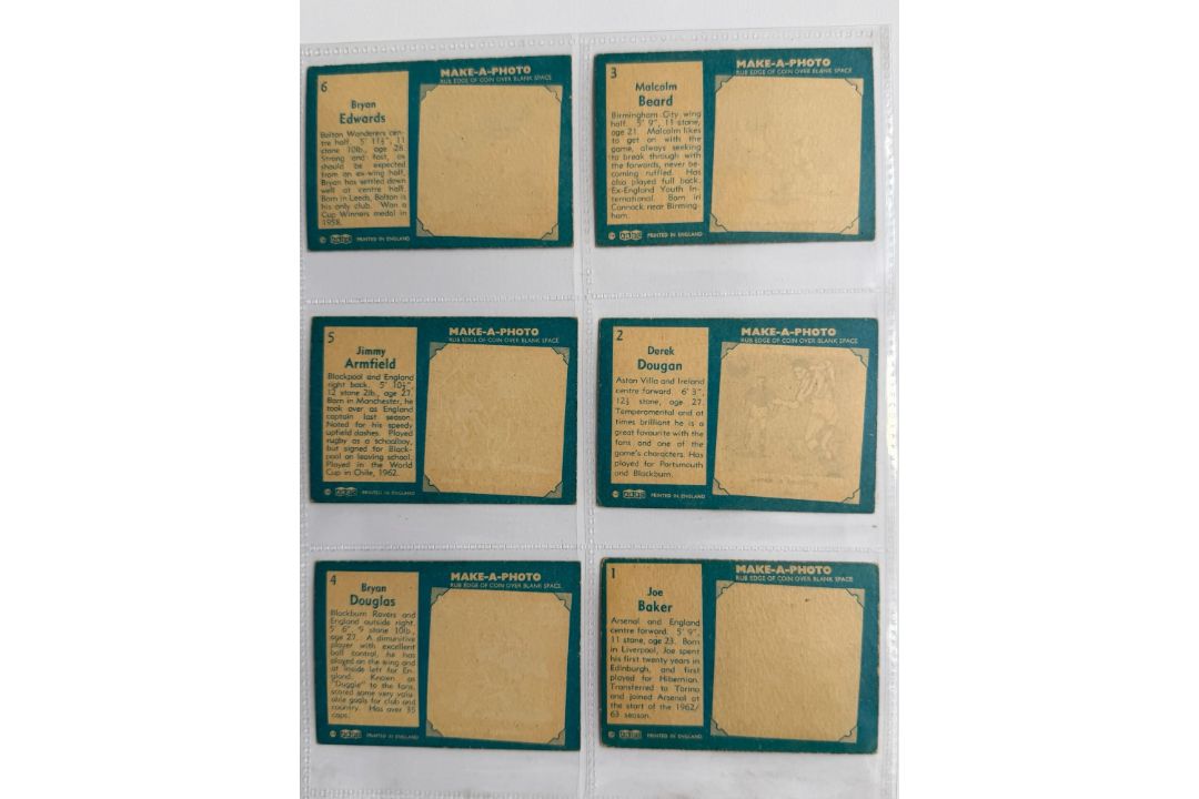 A&BC GUM 1963/64 FOOTBALLERS TRADE CARDS, 1-48, 49-110, FULL SETS. - Image 2 of 6