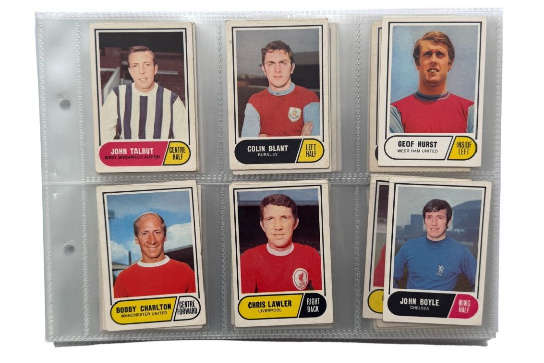 A&BC 1969/70 FOOTBALLERS TRADE CARDS, 1-64, 65-118, 119-170, FULL SETS, GREEN BACKS. - Image 1 of 10