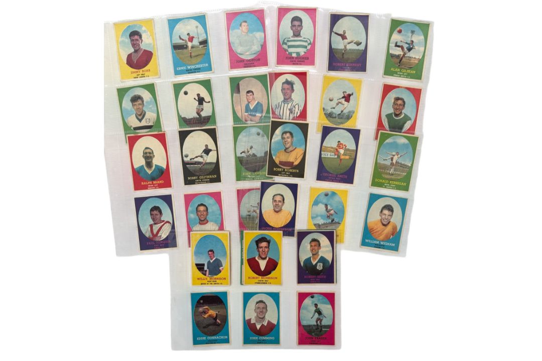 1963 A&BC GUM SCOTTISH FOOTBALL TRADE CARDS, MAKE-A-PHOTO, GREENBACK, FULL SET OF 81 CARDS. - Image 5 of 6