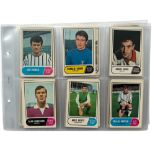 A&BC GUM 1969 SCOTTISH FOOTBALLERS TRADE CARDS, 43-75, FULL SET, PLUS 2 TOP STARS CHECKLISTS, ALEX