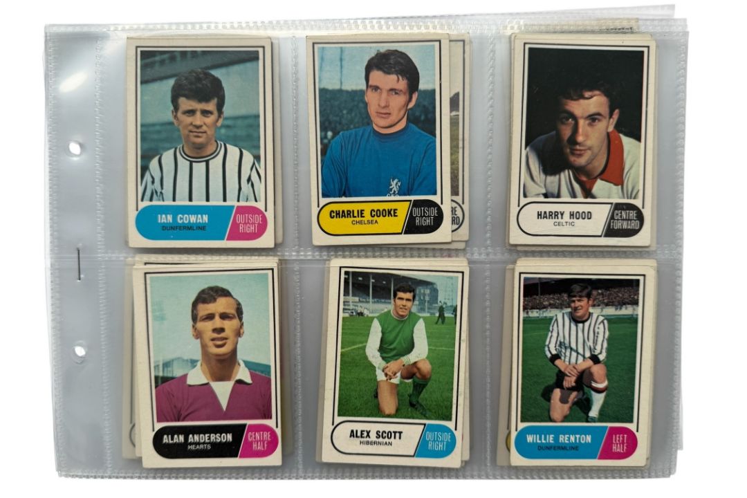 A&BC GUM 1969 SCOTTISH FOOTBALLERS TRADE CARDS, 43-75, FULL SET, PLUS 2 TOP STARS CHECKLISTS, ALEX - Image 1 of 4