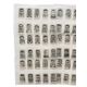 BARRATT & CO FAMOUS FOOTBALLERS TRADE CARDS, A7, FULL SET OF 60 CARDS, CLOUGH, CHARLES, GREAVES, - Image 4 of 6