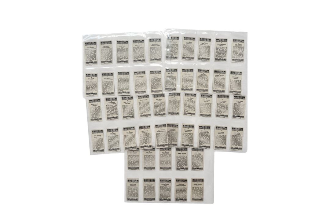 BARRATT & CO FAMOUS FOOTBALLERS TRADE CARDS, A13, FULL SET OF 50 CARDS. - Image 4 of 4