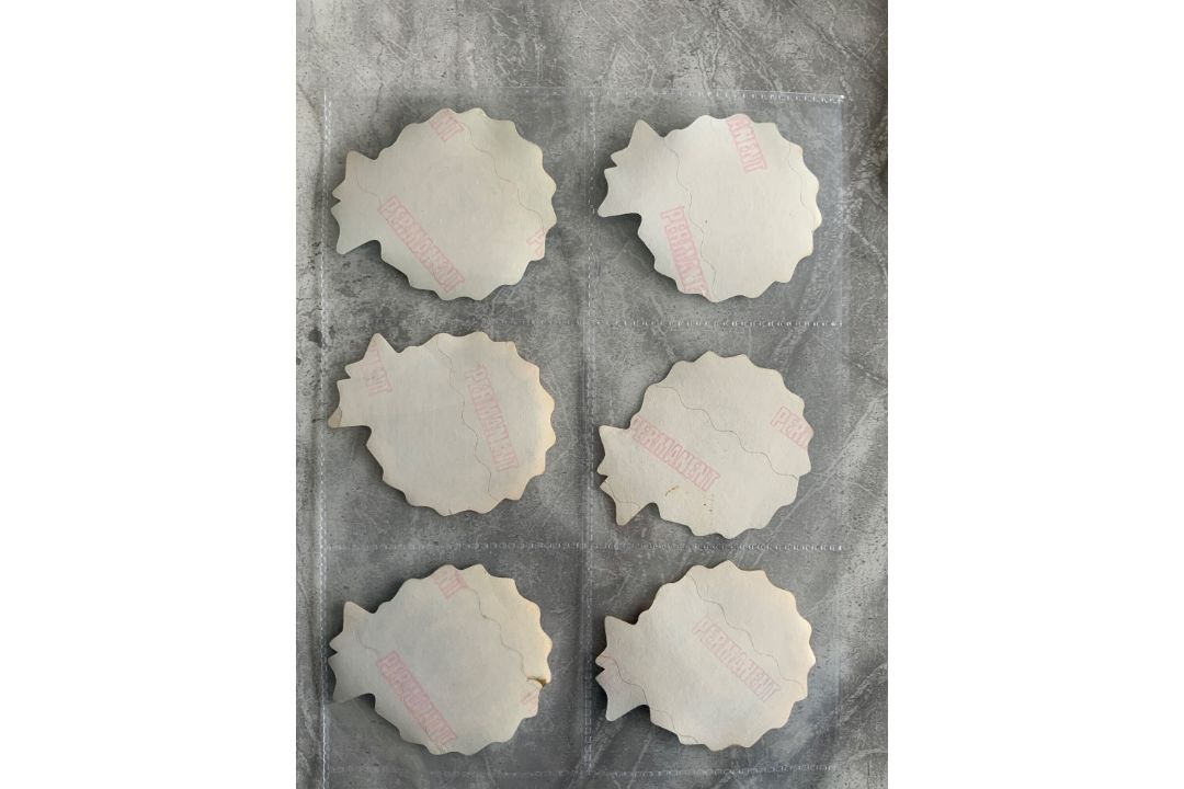 Northern Transparencies Babs Football Rosette Stickers: Very early Babs ...