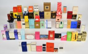 Collection of boxed designer or collectable scent bottles, some with advertising interest