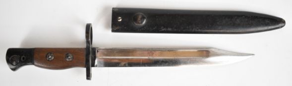 British No. 5 Jungle Carbine bayonet with 20cm single edged blade, WSC (Wilkinson Sword Company)