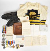 WW1 medal group comprising a 1914-15 Star named to 2386 Pte W. S. Cockbill (William Shipley