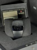 Rado Diastar gentleman's wristwatch ref. 156.0765.3.001 with date aperture, steel hands and hour