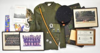 Militaria including Parachute Regiment and Royal Welsh Fusiliers ephemera named to A.C.Davies,