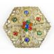 Silver vesta (26g), Miracle brooch and further vintage brooches - Image 4 of 12