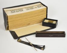 Approximately 120 glass microscope slides, the vast majority annotated including H.F. Angus & Co. 83