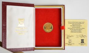 1981 Pobjoy Mint Isle of Man Charles and Diana gold full sovereign, in presentation box with