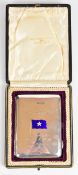 Walker & Hall John Holt shipping interest Edward VII hallmarked silver and enamel purse or case,