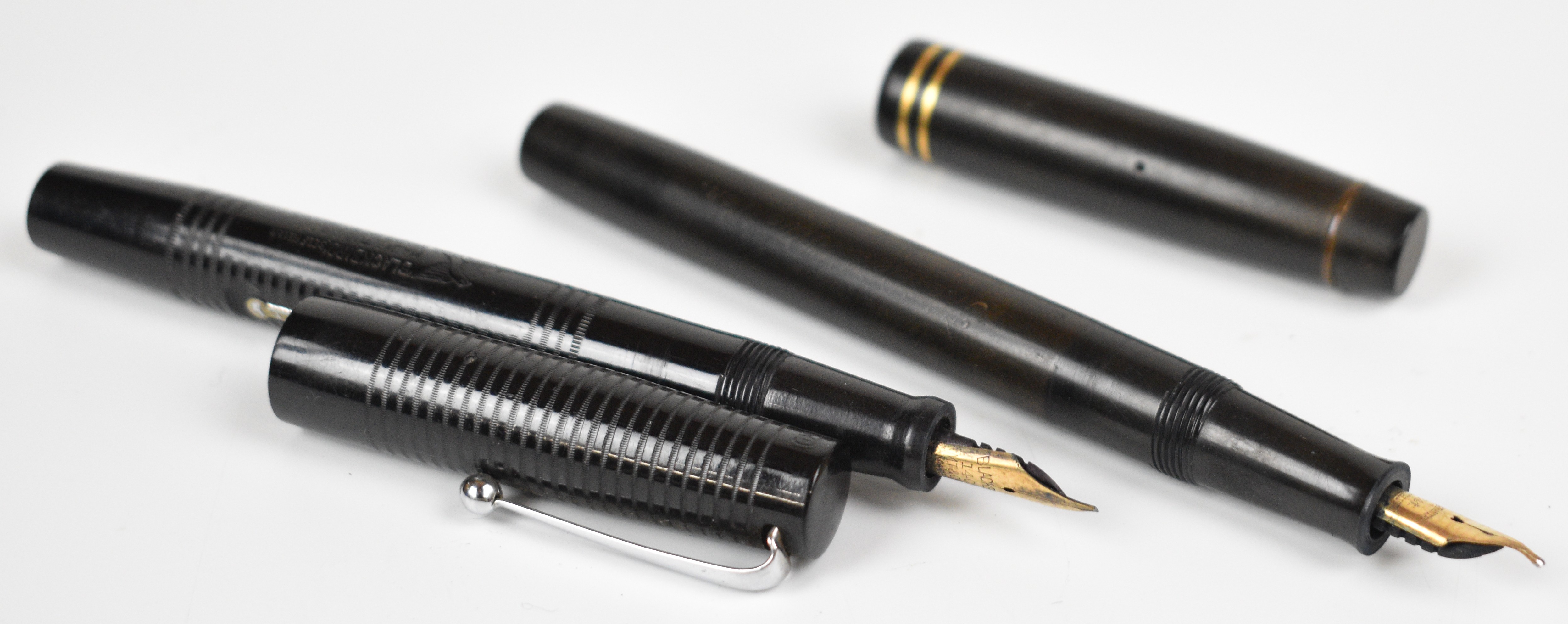 Ten fountain pens and propelling pencils including Waterman, Platignum, The De La Rue Pen, Mabie - Image 5 of 6