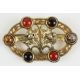 Silver vesta (26g), Miracle brooch and further vintage brooches - Image 6 of 12