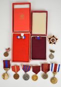 Czechoslovak Socialist Republic medal group of nine comprising 25 Years of Agriculture Service