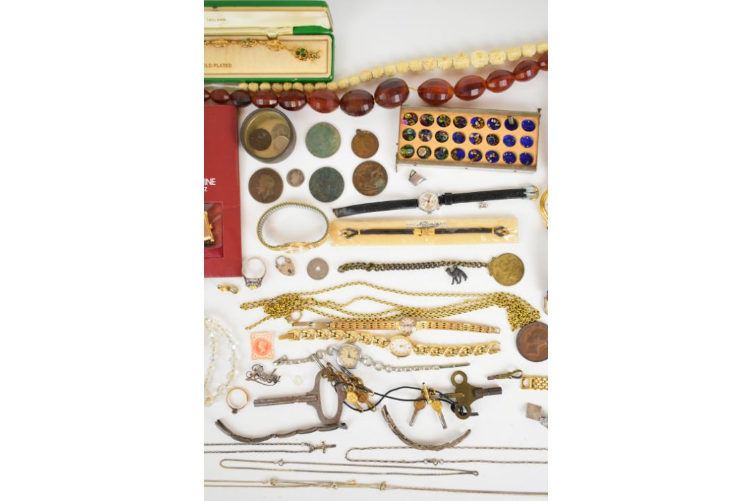 A collection of jewellery including silver Clogau ring in original box, watches, yellow metal pocket - Image 3 of 4