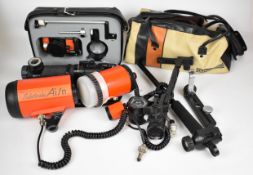 Nikon Nikonos-V underwater 35mm camera and accessories comprising 35mm 1:2.5 and 80mm 1:4 lenses and