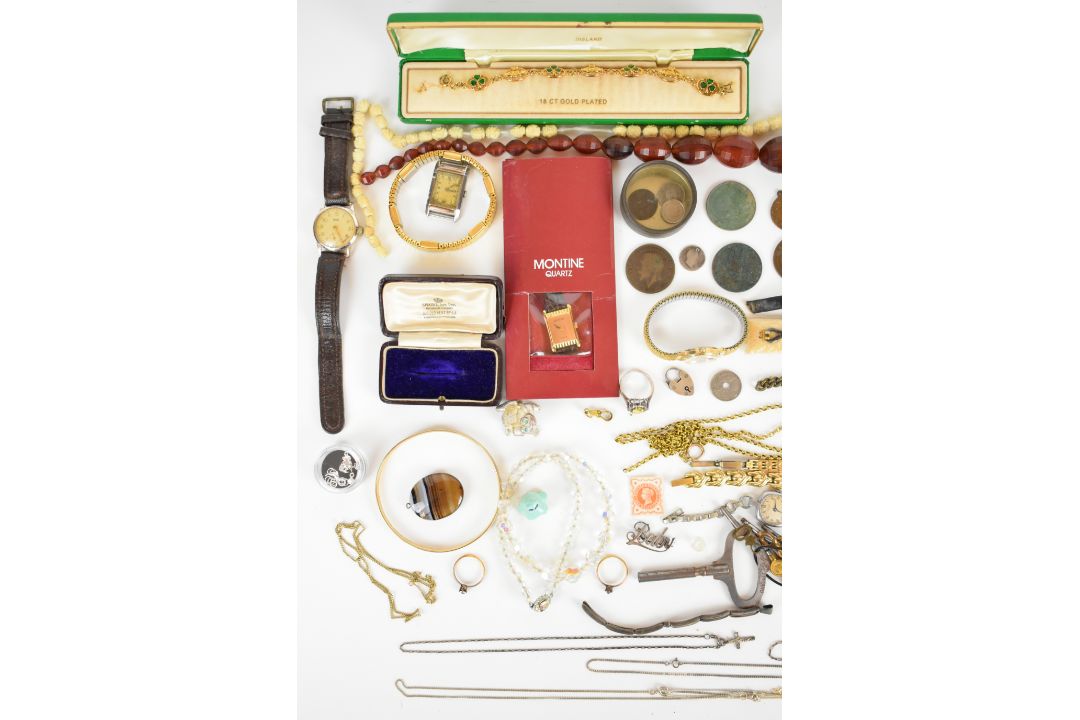 A collection of jewellery including silver Clogau ring in original box, watches, yellow metal pocket - Image 2 of 4