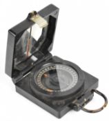 British WW2 marching compass Mark 1, marked T.G.Co.Ltd and with serial number B24O946 verso