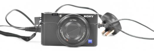 Sony DSC-RX100 20.2MP compact digital camera with mains adaptor