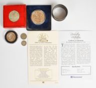 2009 1 oz silver Britannia coin, with Westminster certificate, 2010 Jersey Revolution to Restoration